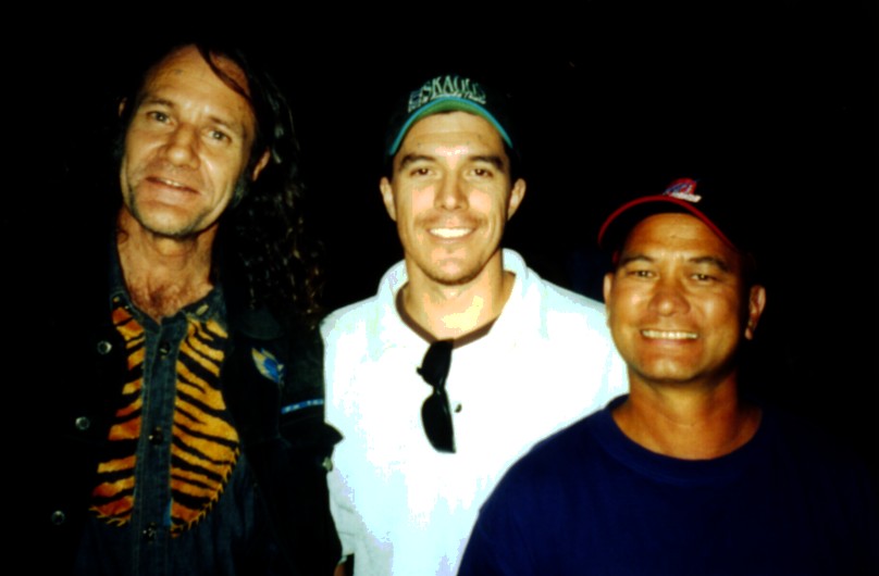 Jerry, Glen and Tami at the Boozed and Rooted Festival.
