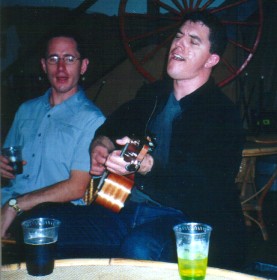 Chet O'Connell and Glen, probably something by Kristofferson.